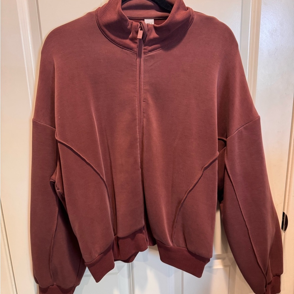 VSX Maroon Zip-Up Jacket - Picture 1 of 4
